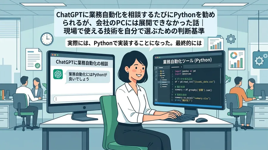 実際には、Pythonで実装することになった。最終的にはに関する解説図（日本語UI）