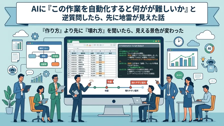 『作り方』より先に『壊れ方』を聞いたら、見える景色が変わったに関する解説図（日本語UI）