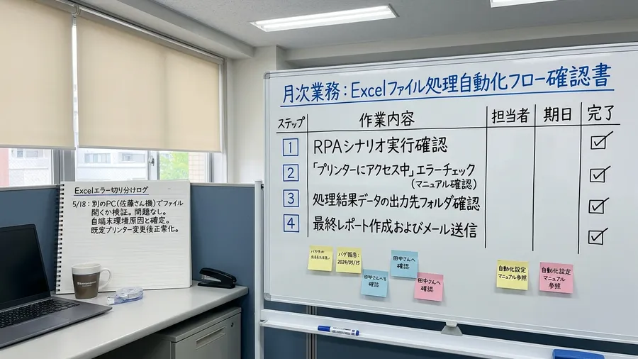 Microsoft Print to PDFのデバイス設定画面で、緑色のチェック