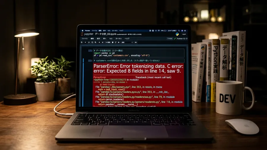 Pythonの実行環境である日本語のJupyter Notebook上で、rea